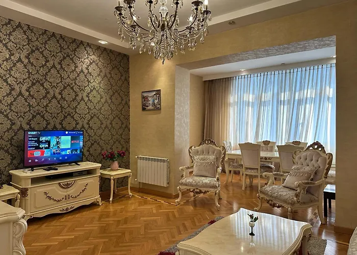 Golden Apartment By Bakuapart
